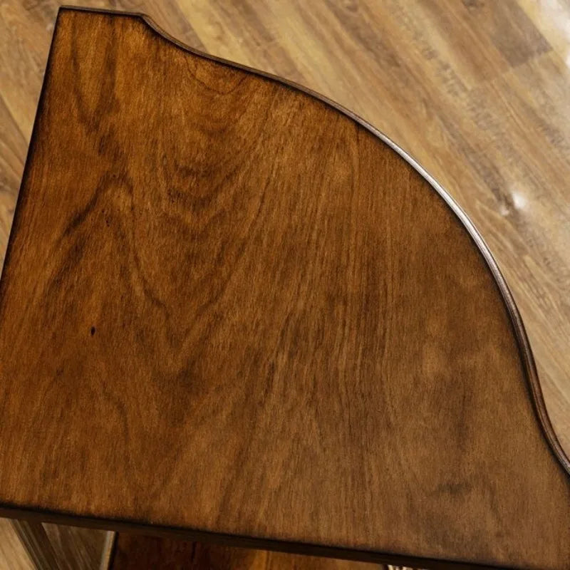Retro Geometric Oak Side Table – Minimalist Sofa & Coffee Table Side Table Babs