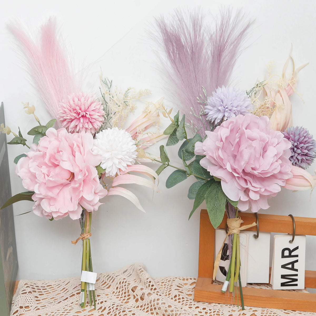 Luxury Silk Peony Artificial Flowers for Wedding & Home Decor Artificial Flower Stem Babs