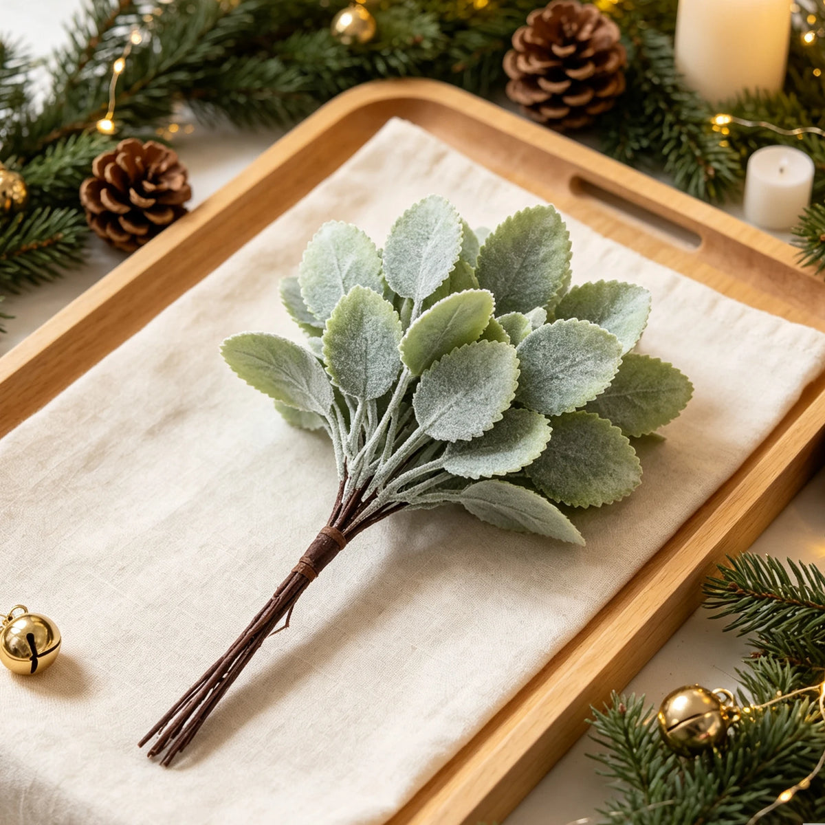 Artificial Rose Leaf Branches – Wedding & Holiday DIY Decor Artificial Floral Stems Babs