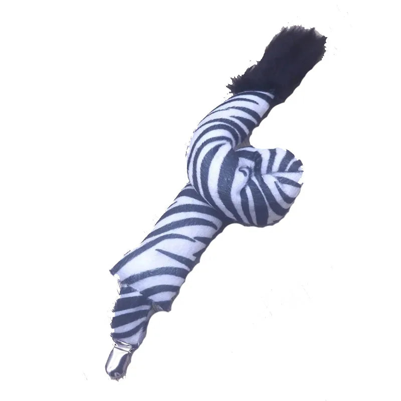 Furry Animal Tail & Headband Costume Set for Halloween Cosplay Costume Accessory Set Babs