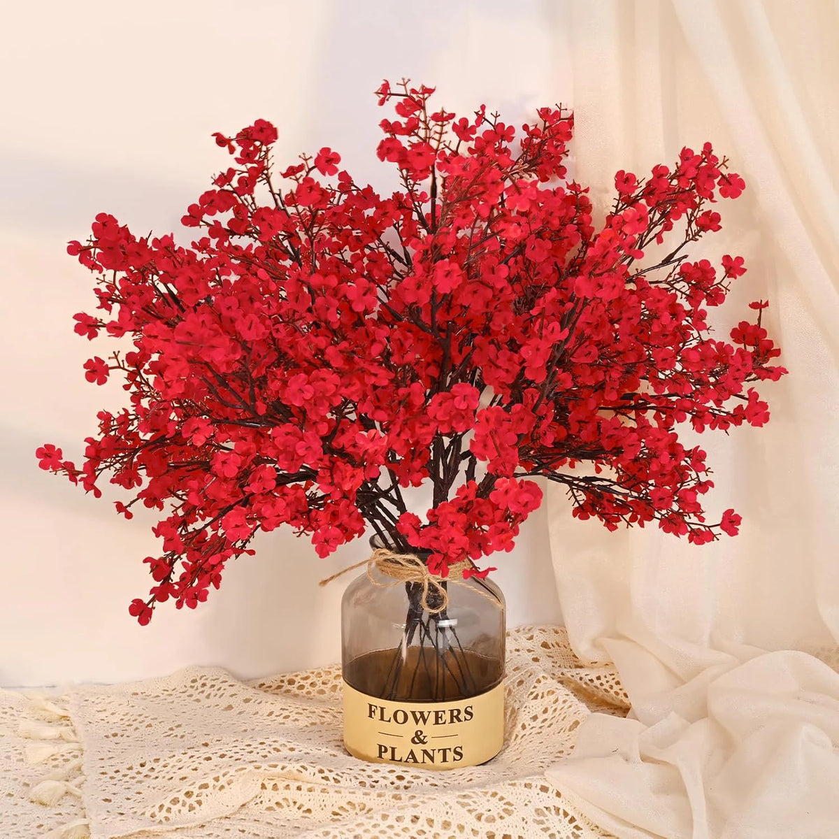 Artificial Baby's Breath Silk Flowers – 5/10 Pcs Bouquet Set Artificial Flowers Babs