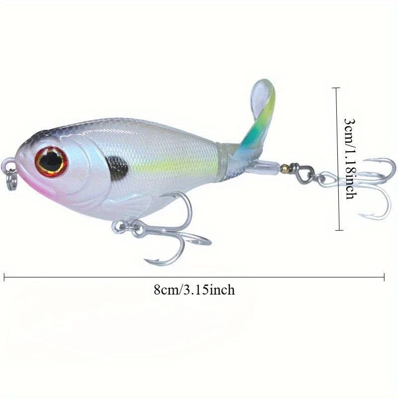 Topwater Fishing Lure – Propeller Tail, Bass & Multi-Species Topwater Fishing Lure Babs