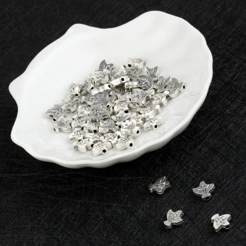50Pcs Holy Spirit Dove Spacer Beads – DIY Rosary Jewelry Making Jewelry Making Beads Babs