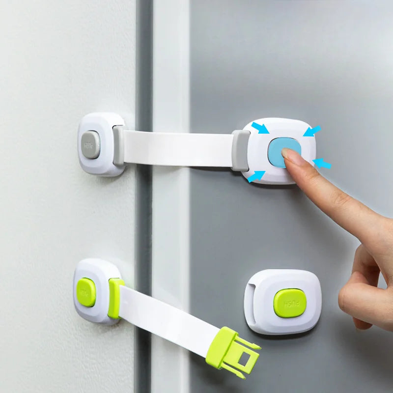 Child Safety Locks for Cabinet, Drawer & Refrigerator | Anti-Pinch Child Safety Lock Babs