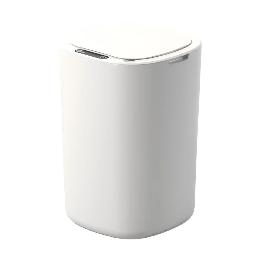 12L Smart Sensor Trash Can – Auto-Open, Waterproof, Electric Smart Sensor Trash Can Babs white 12L
