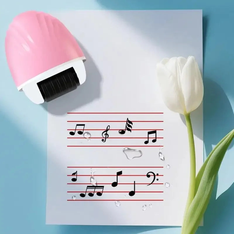Music Staff Roller Stamp – Score Marking Tool for Teachers Music Stamp Tool Babs