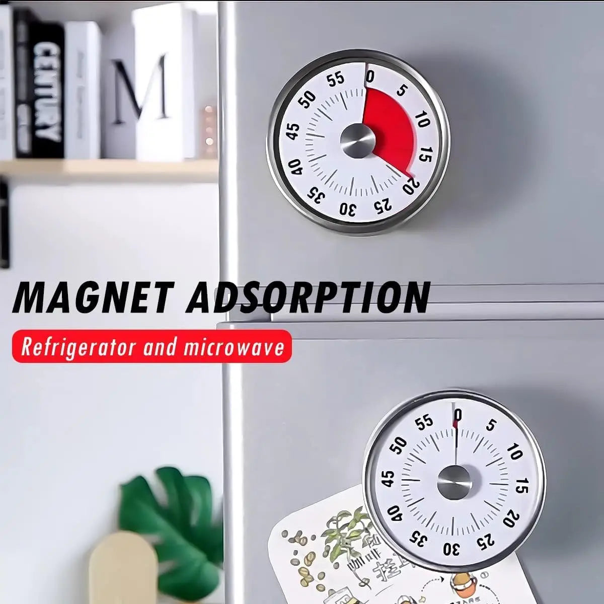 Magnetic Kitchen Timer – Mechanical Visual Countdown Timer Mechanical Kitchen Timer Babs