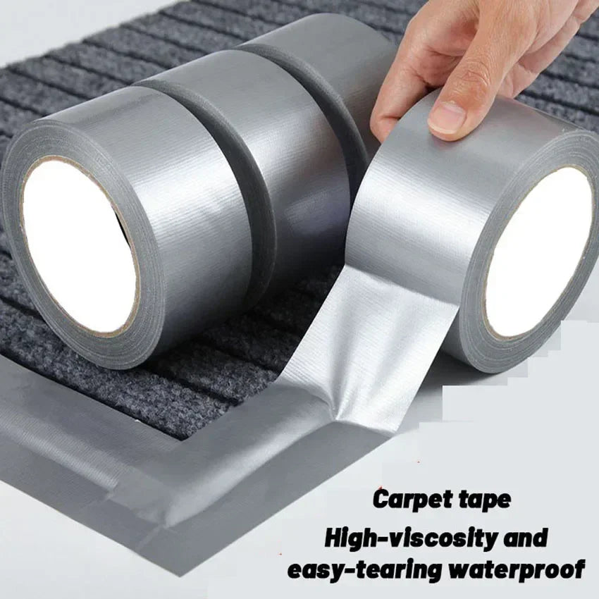 10m Aluminum Foil Duct Tape – Waterproof Heavy-Duty Silver Tape Aluminum Foil Tape Babs Silver 6cm 10M