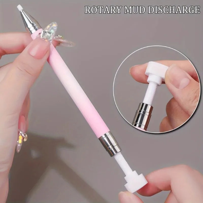 Gradient Dotting Pen Wax Stick Nail Art Rhinestone Tool Nail Art Dotting Pen Babs