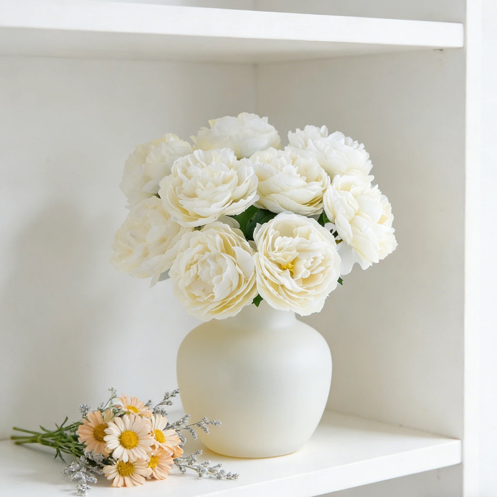 Silk Peony Artificial Flowers – Wedding & Home Décor 10/20 pcs Artificial Silk Flowers Babs