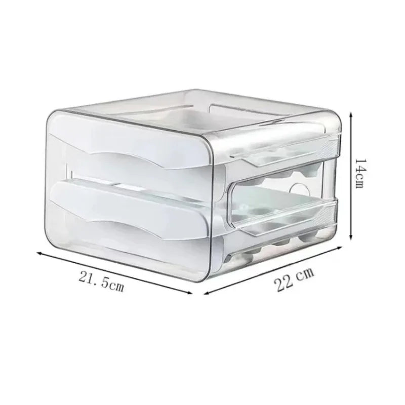 Drawer Style Refrigerator Egg Storage Box – Stackable Egg Storage Box Babs