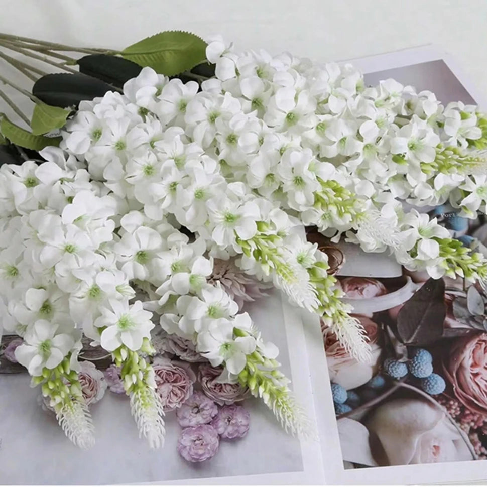 Artificial Silk Hyacinth Garland – Wedding & Home Décor Artificial Flower Garland Babs
