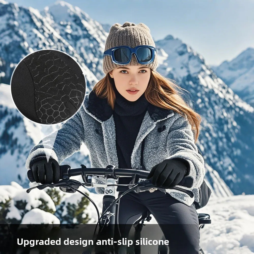 Winter Knit Touchscreen Gloves – Anti-Slip Running & Cycling Winter Sports Gloves Babs