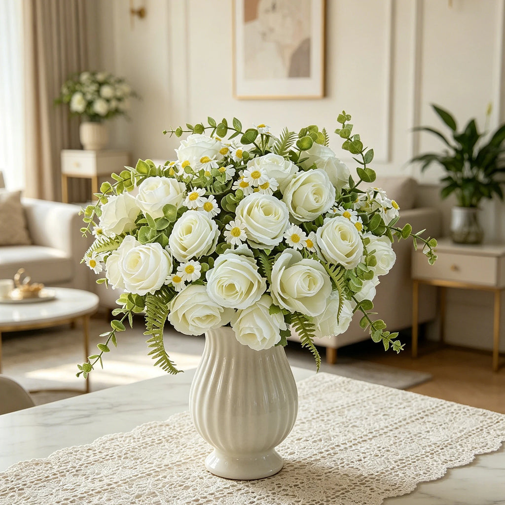 Silk Rose Artificial Flowers – Wedding, Home & Party Decor Artificial Silk Flowers Babs