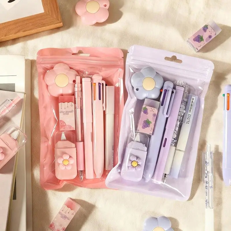 7-Piece Stationery Set – Gel Pens & Supplies, Graduation Gift Stationery Pen Set Babs