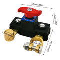 12V/24V Battery Cut-Off Switch | Zinc Alloy Disconnect Knob Battery Disconnect Switch Babs Pure copper
