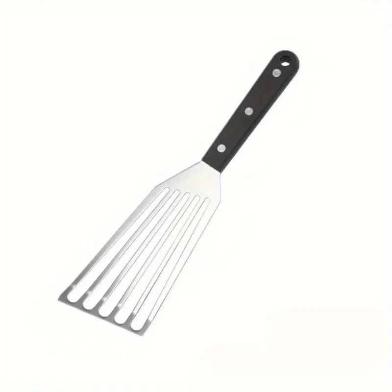 Stainless Steel Slotted Fish Spatula – Multi-Purpose Kitchen Tool Kitchen Spatula Babs Black-S