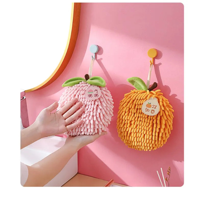 Fruit Hanging Hand Towel – Absorbent Quick-Dry Microfiber Hanging Hand Towel Babs