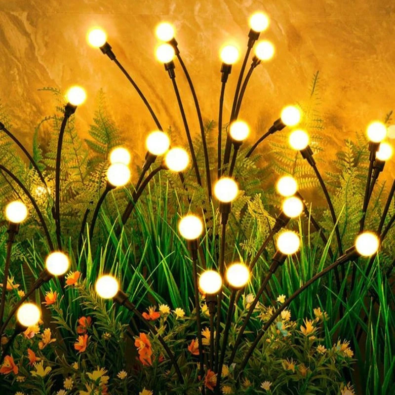 Solar Firefly Garden Lights – Waterproof Outdoor Lawn Decor Solar Garden Lights Babs