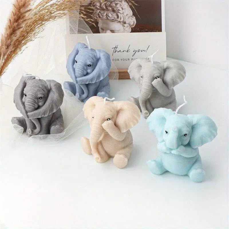 Elephant Silicone Mold – DIY Candle, Soap & Resin Crafting Silicone Craft Mold Babs