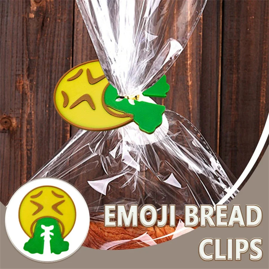 Funny Emotion Food Sealing Clips – Moisture-Proof Bag Clips Food Sealing Clips Babs