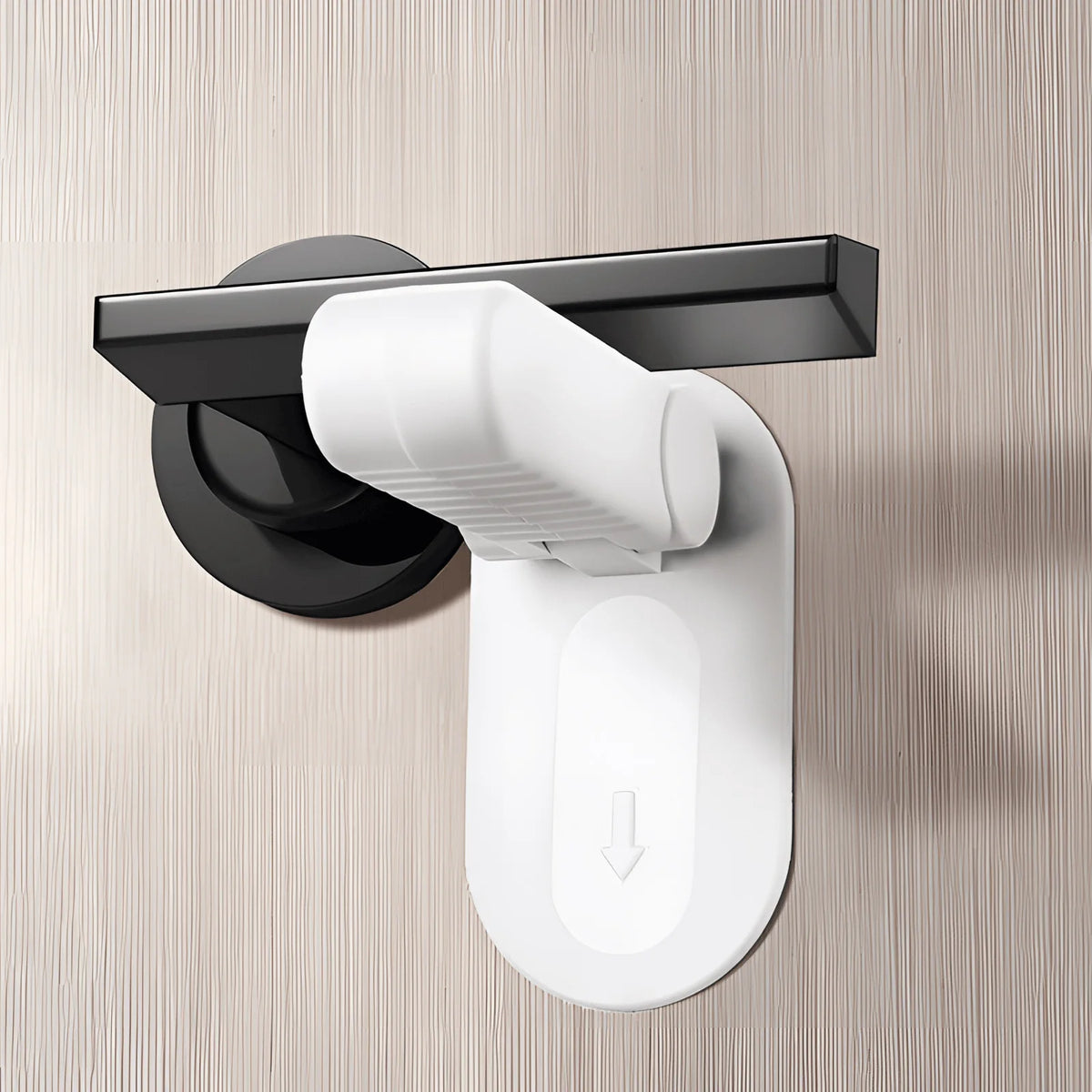 Door Lever Lock – No-Drill Child & Baby Safety Lock Child Safety Lock Babs White