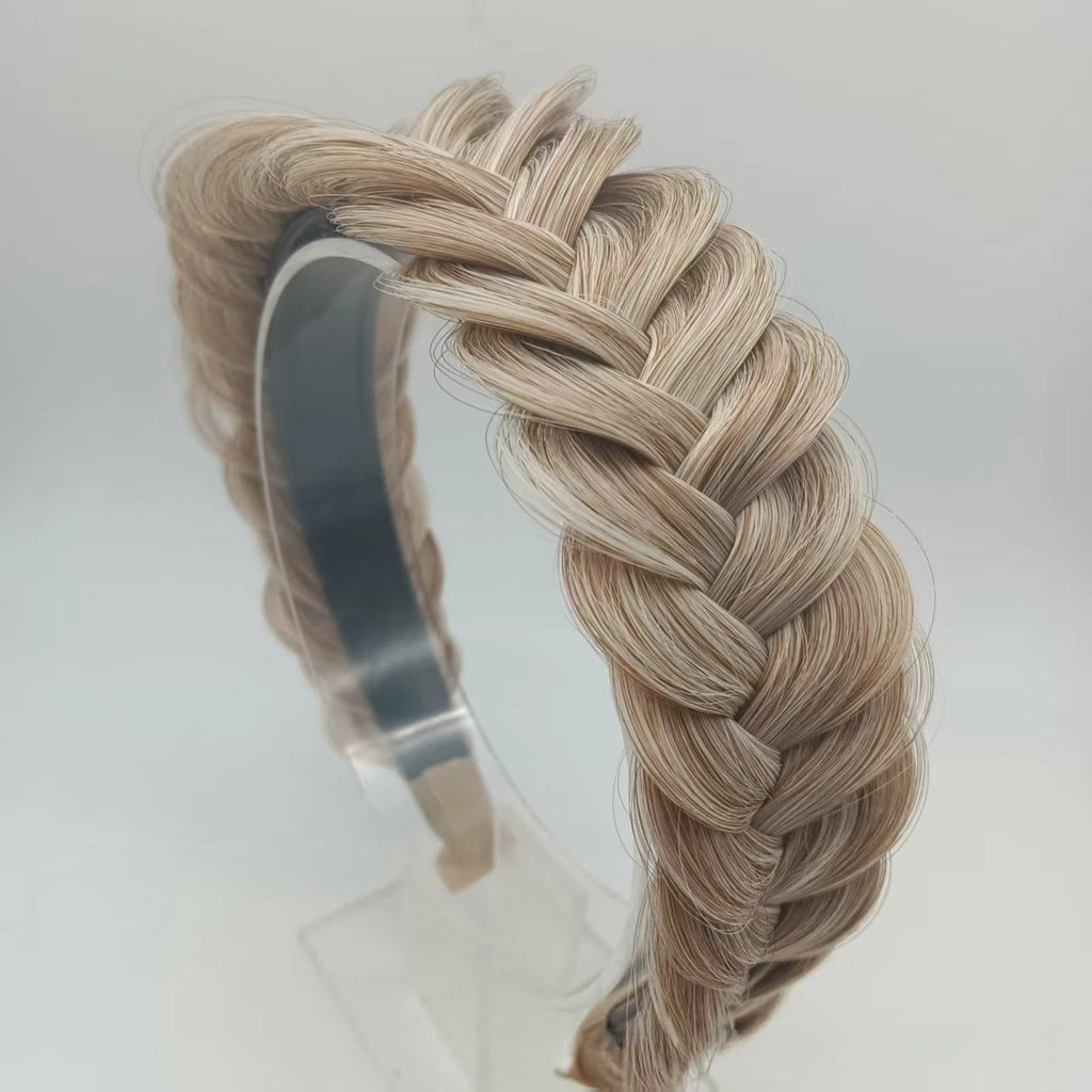 Fishbone Braid Wig Headband | Light Luxury Hair Accessory Braid Wig Headband Babs 8
