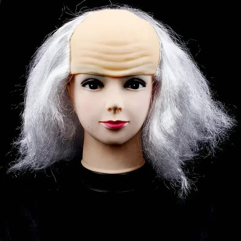 Realistic Old Lady Wig for Costume Party & Role Play Costume Wig Babs