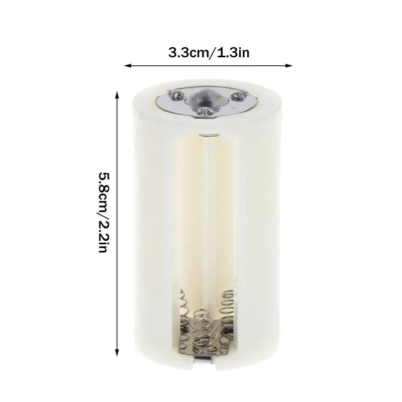 4-Pack AA to D Battery Converter Holders | HUXUAN Battery Converter Adapter Babs 4Pcs