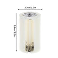 4-Pack AA to D Battery Converter Holders | HUXUAN Battery Converter Adapter Babs 4Pcs