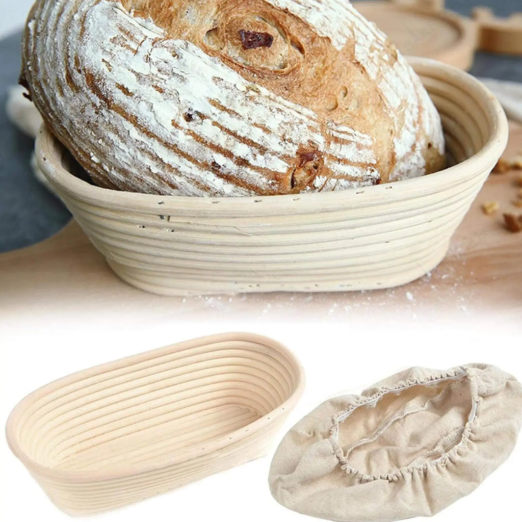 Oval Rattan Bread Proofing Basket | Sourdough Banneton Bread Proofing Basket Babs