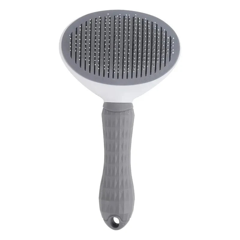 Pet Slicker Brush – Cat & Dog Hair Removal Grooming Comb Pet Grooming Brush Babs GRAY
