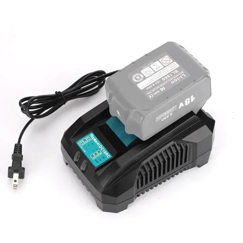 Makita 14.4V–18V Li-Ion Battery Charger 4A Fast Charge | CE Power Tool Charger Babs