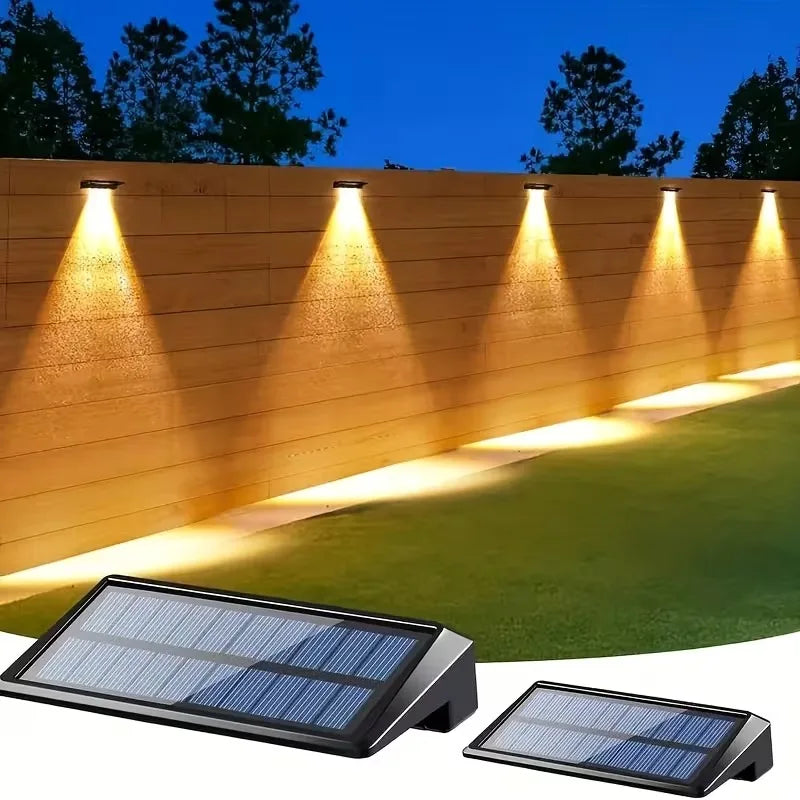 Solar LED Wall Light IP65 Waterproof – Garden, Deck & Pathway Solar Outdoor Light Babs