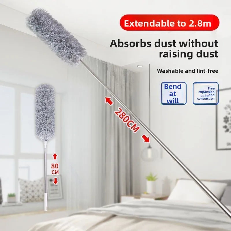 Extendable Microfiber Feather Duster with Telescopic Pole Extendable Feather Duster Babs