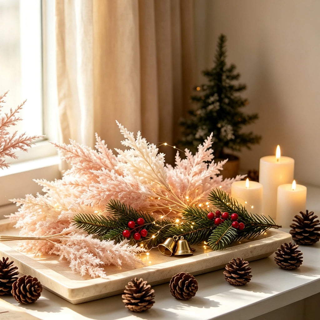 Artificial Gold & Silver Sprigs – Christmas Wreath & Vase Filler Artificial Decorative Sprigs Babs