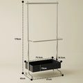 Metal Minimalist Coat Rack | Stainless Steel Luxury Hallstand Metal Coat Rack Babs Black