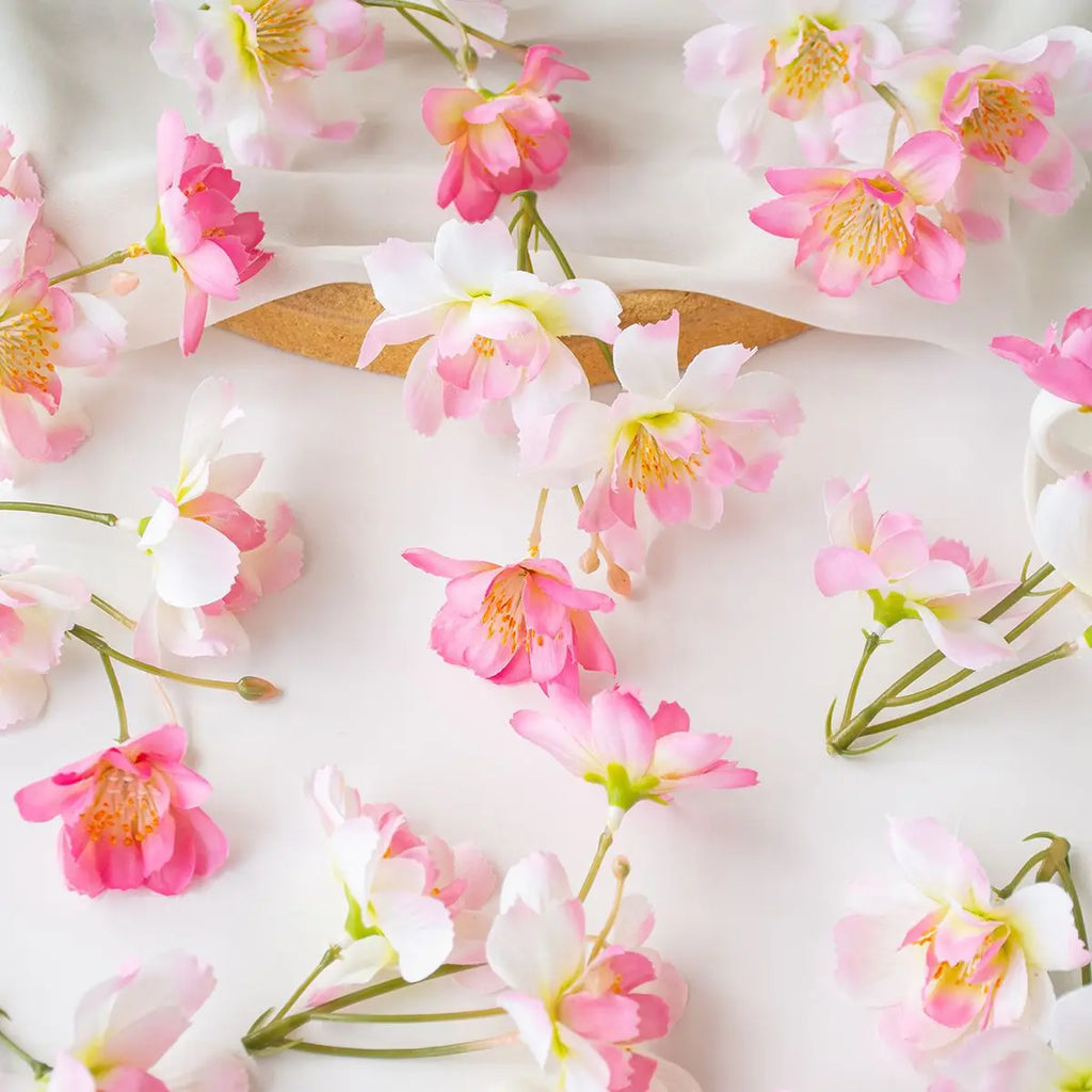 50/100Pcs Silk Artificial Jasmine Flowers – Wedding & Home Decor Artificial Flowers Babs 5 50pcs