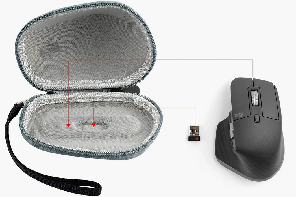 Hard EVA Case for Logitech MX Master 3S / 3 / 2S | Travel Bag Mouse Carrying Case Babs