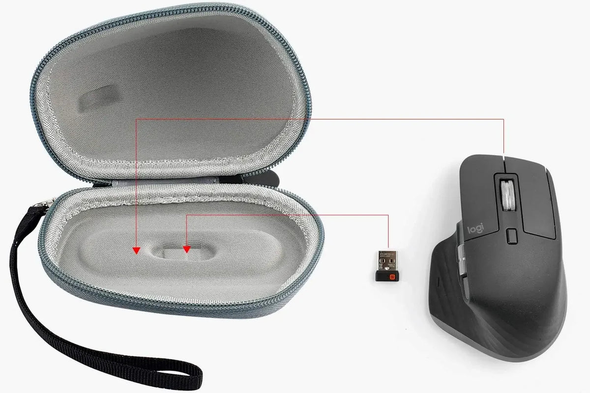 Hard EVA Case for Logitech MX Master 3S / 3 / 2S | Travel Bag Mouse Carrying Case Babs