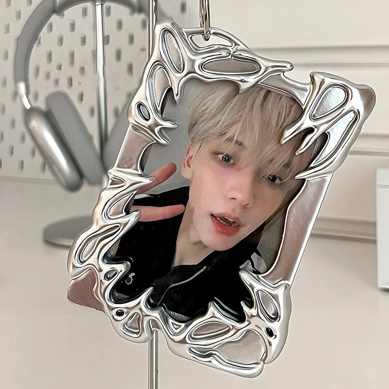 Electroplate 3-Inch Idol Photocard Holder & Photo Sleeve Photocard Holder Babs