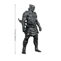 Copper Samurai Warrior Figurine – Vintage Japanese Mask Miniature Decorative Figurine Babs A