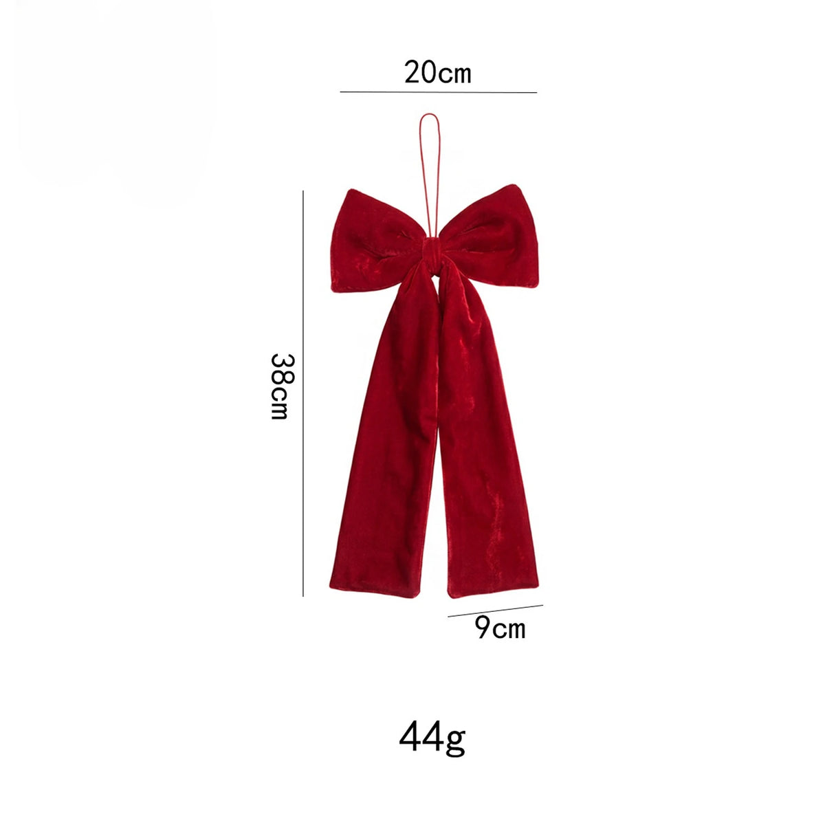 Velvet Fabric Bows for Christmas Tree, Wreath & Holiday Décor Holiday Bow Decoration Babs M 20PCS