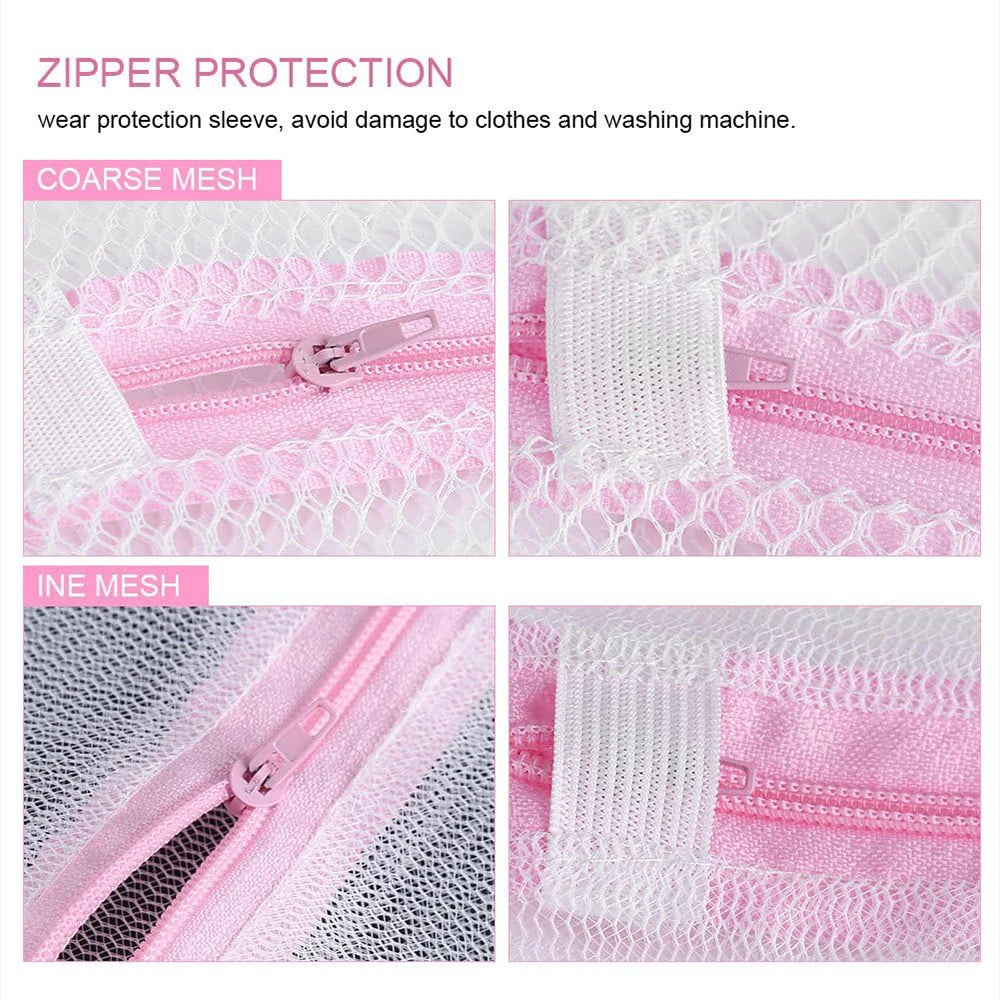 5-Pack Mesh Laundry Bags for Delicates, Bras & Lingerie Mesh Laundry Bags Babs