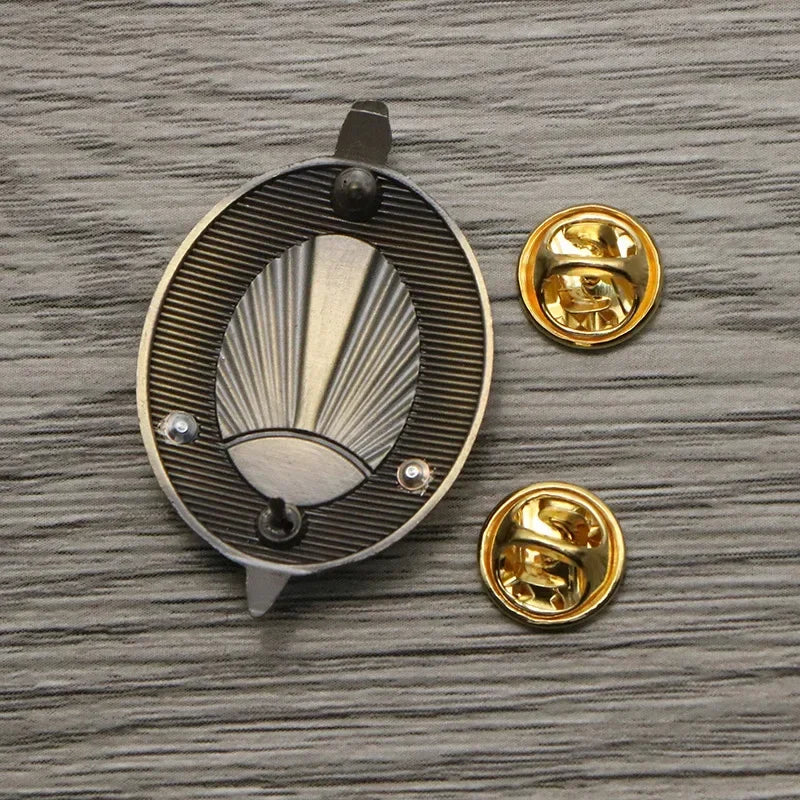 Soviet KGB Shield Copper Brooch Badge – USSR CCCP Collectible Pin Collectible Brooch Pin Babs