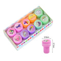 10-Piece Kids Self-Ink Stamps Unicorn Mermaid Party Favors Kids Party Stamps Babs Unicorn
