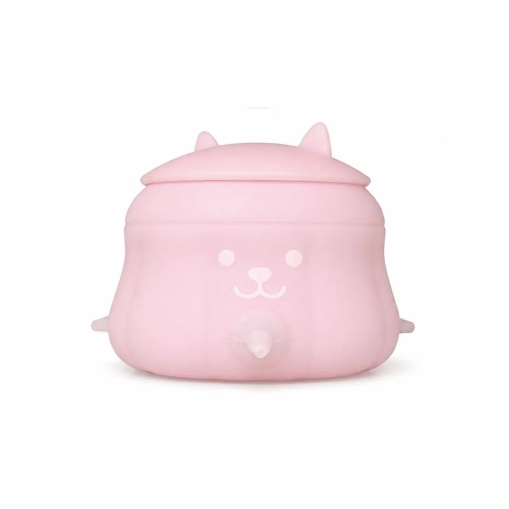 Silicone Pet Nursing Bottle – Bionic Nipple Kitten Feeder Pet Nursing Bottle Babs Pink No plug
