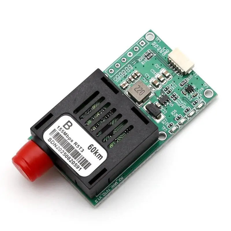 TTL Fiber Optic Transceiver Module 5.5-26V FPV Drone 25-100KM Optical Transceiver Module Babs D