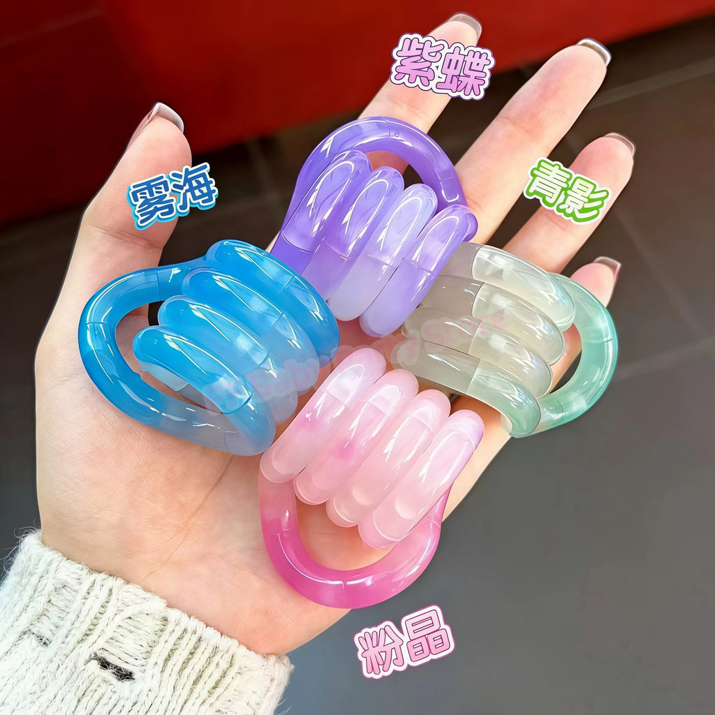 Rainbow Tangle Fidget Toy – Deformable Rope Knot Fun Gift Fidget Toy Babs