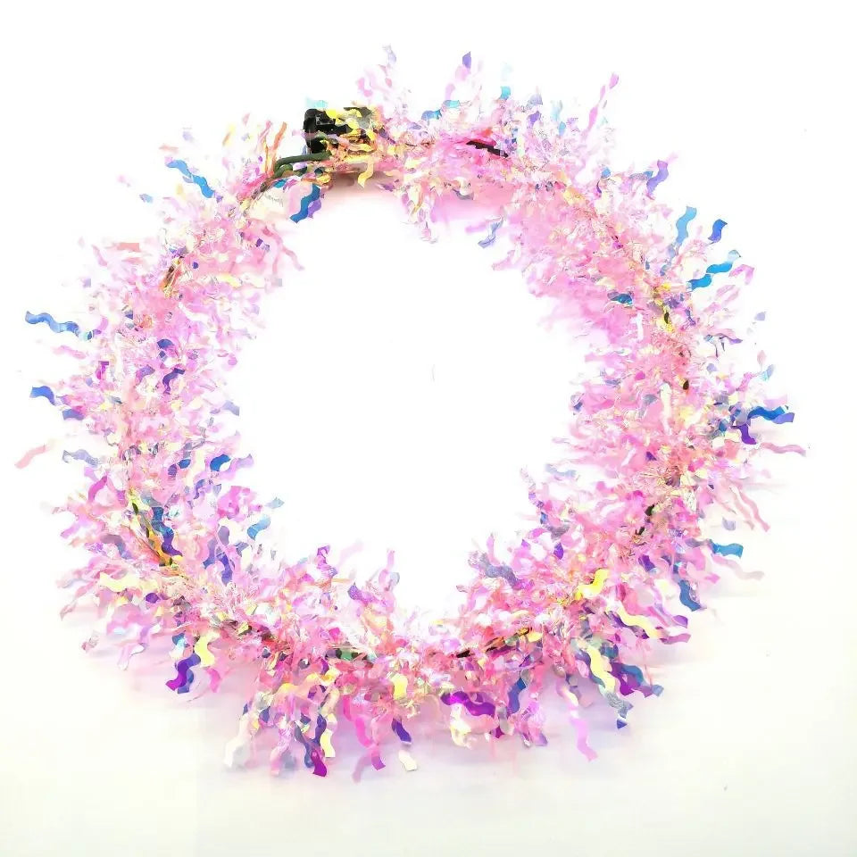 10pcs LED Crown Wreath Headbands | Glowing Party Hair Bands LED Party Headband Babs